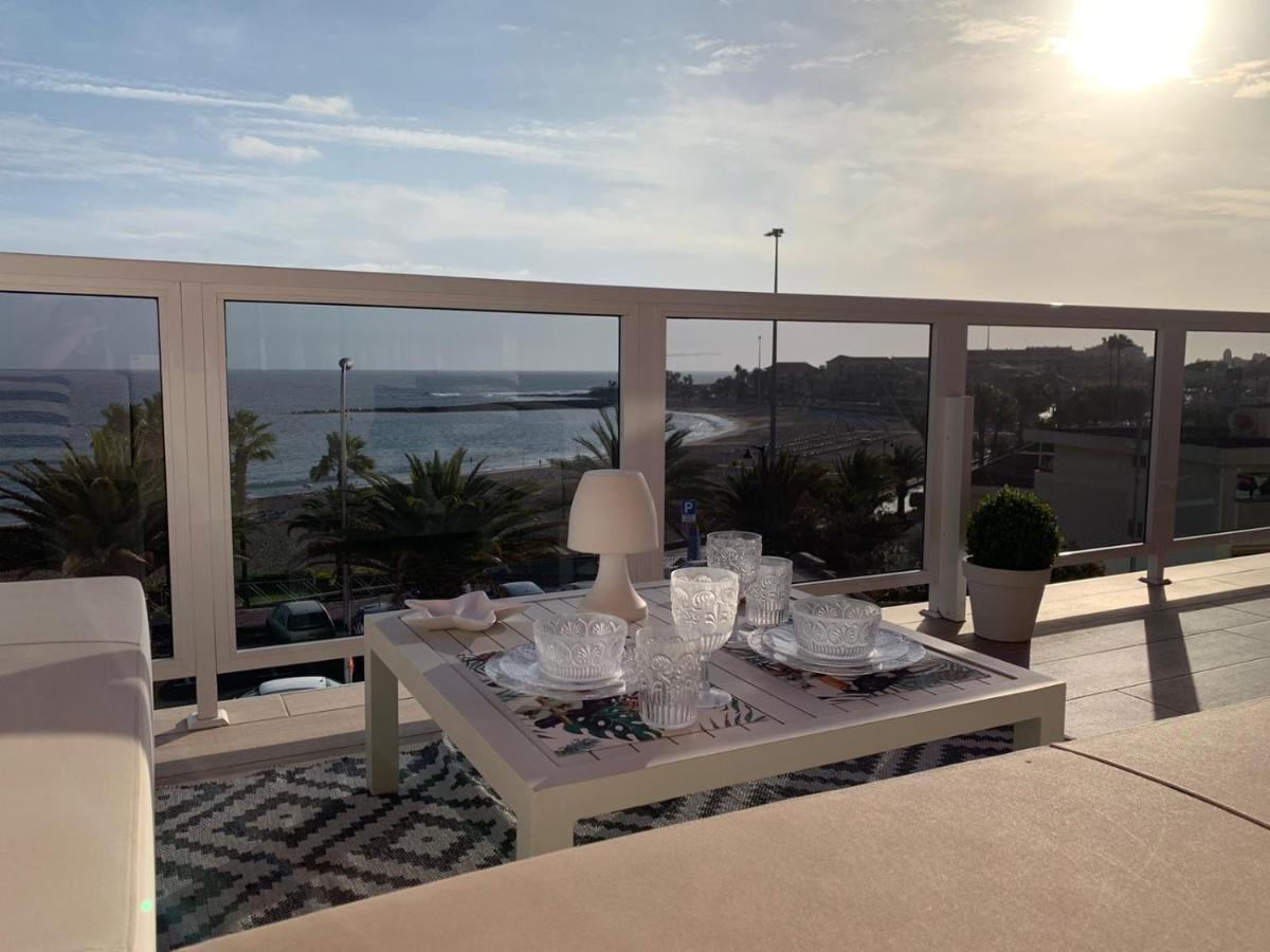 Beachfront Los Cristianos Apartment Arona  Bagian luar foto