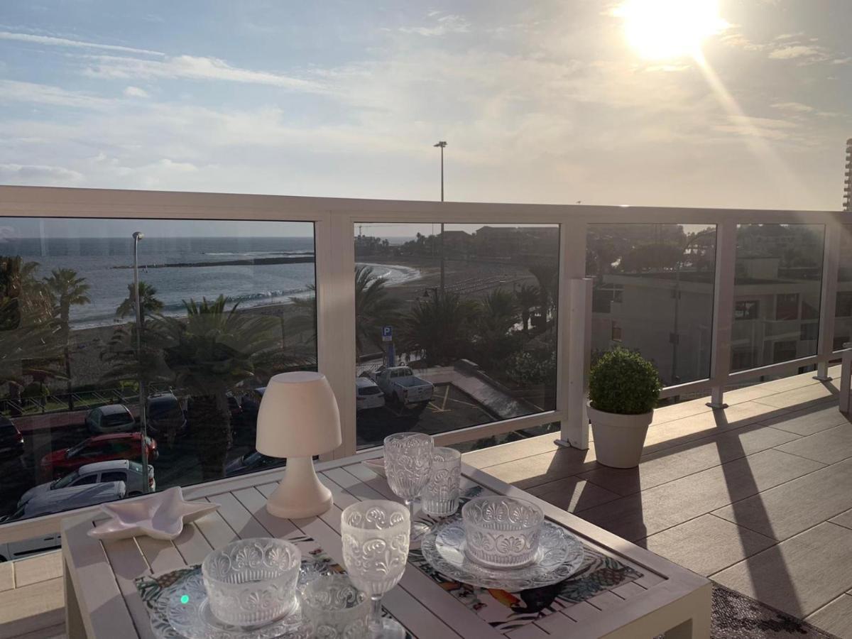 Beachfront Los Cristianos Apartment Arona  Bagian luar foto